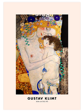Gustav Klimt Mother and Child - Art Print